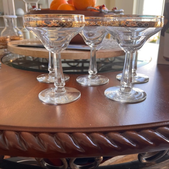 Vintage stemware five pieces - Picture 3 of 4